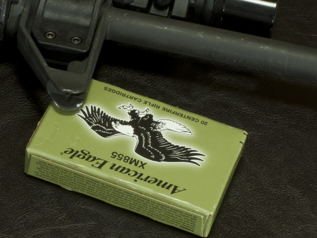 Federal XM855 ammo and FN 5.56mm rifle barrel
