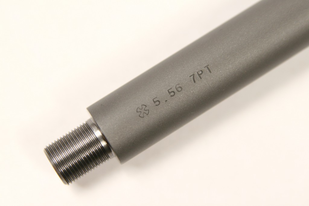 Noveske 5.56 barrel markings